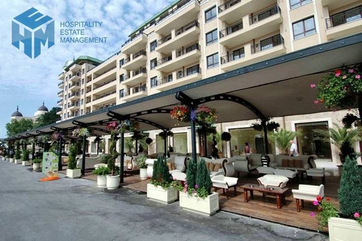 Ferienwohnung für 3 Personen, mit Balkon und Terrasse sowie Pool und Ausblick am Goldstrand - 2