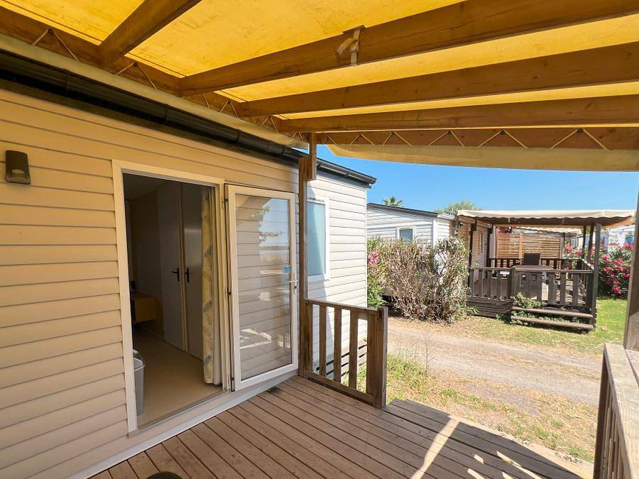 Camping Bleu Marine   - Mobilhome 6 personas - 2 habitaciones - Clim in Sérignan, Côte d'Améthyste