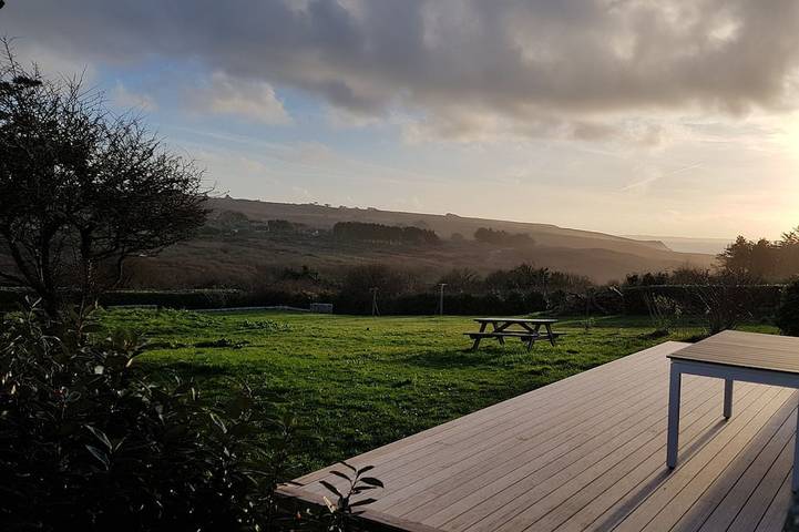 Maison de vacances pour 9 personnes, avec piscine ainsi que jardin et terrasse