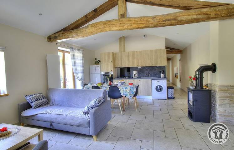 Gîte pour 6 personnes, avec terrasse dans Rhône - 4