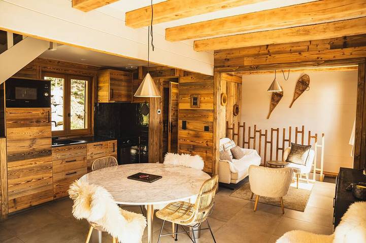Chalet pour 8 personnes, avec balcon et jardin
