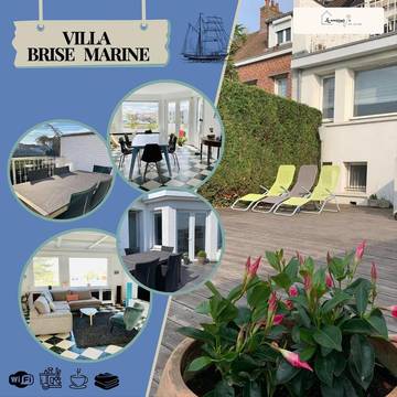 Cottage pour 8 personnes, avec vue et terrasse à Leffrinckoucke