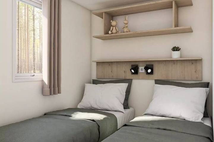 Mobil home pour 4 personnes dans Plage de Pont-Mahé - 3