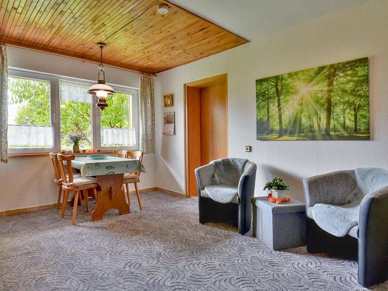 Ruhig gelegenes Ferienhaus im Thüringer Wald in Steinbach-Hallenberg, Rennsteig