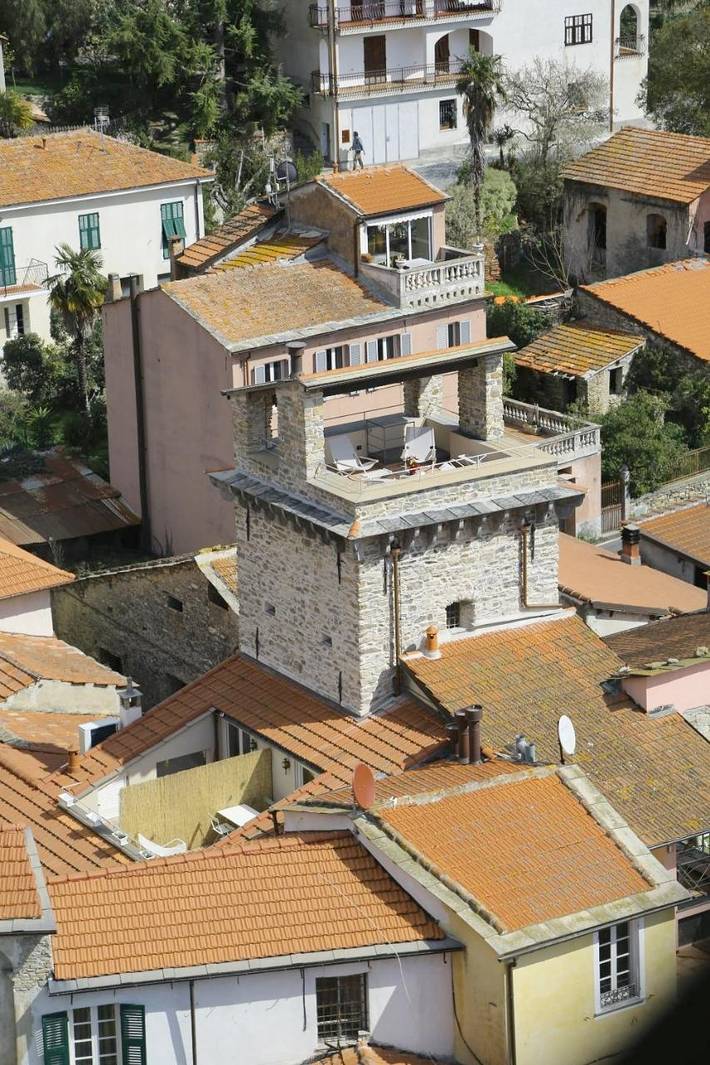 Ferienhaus für 5 Personen, mit Balkon und Ausblick in Dolcedo