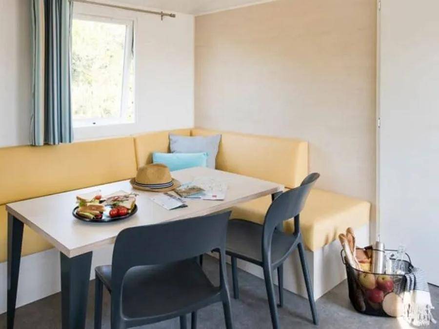 Camping 2 Plages et Océan - Mobilheim 6 personen - Aqua 3 Zimmer 6 Personen Halbüberdachte Terrasse - Île aux trésors in Châtelaillon-Plage, La Rochelle und Umgebung