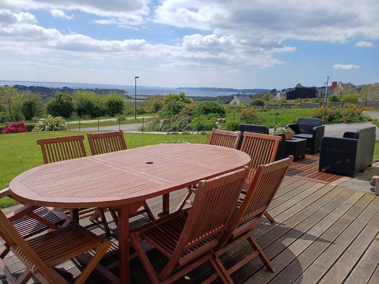 Haus mit Garten und herrlichem Meerblick in Crozon, Châteaulin und Umgebung
