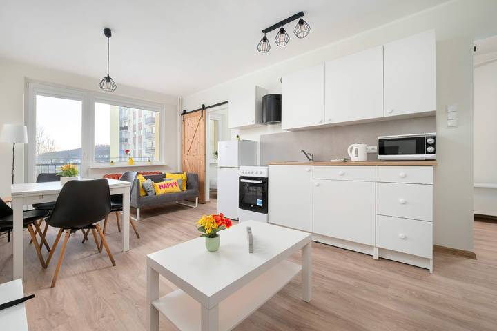 Apartament wakacyjny dla 4 osób, z balkon/ taras, zwierzęta dozwolone w Sopot