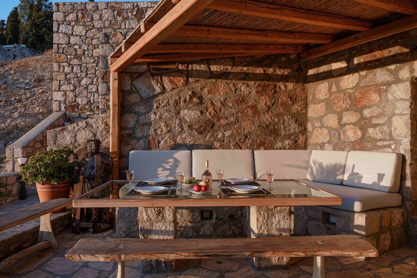 Endearing Patmos Villa | Azure Bliss Villa | Breathtaking Sea Views | Private Furnished Terrace with Mini Pool/Jacuzzi | Peaceful Outdoor Ambiance | Prime Location in Patmos Ville, Dodécanèse