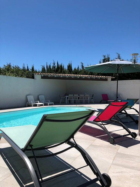 Aux Belles Vacances – Adult only - Chambre Farniente in Caux-et-Sauzens, Région de Carcassonne