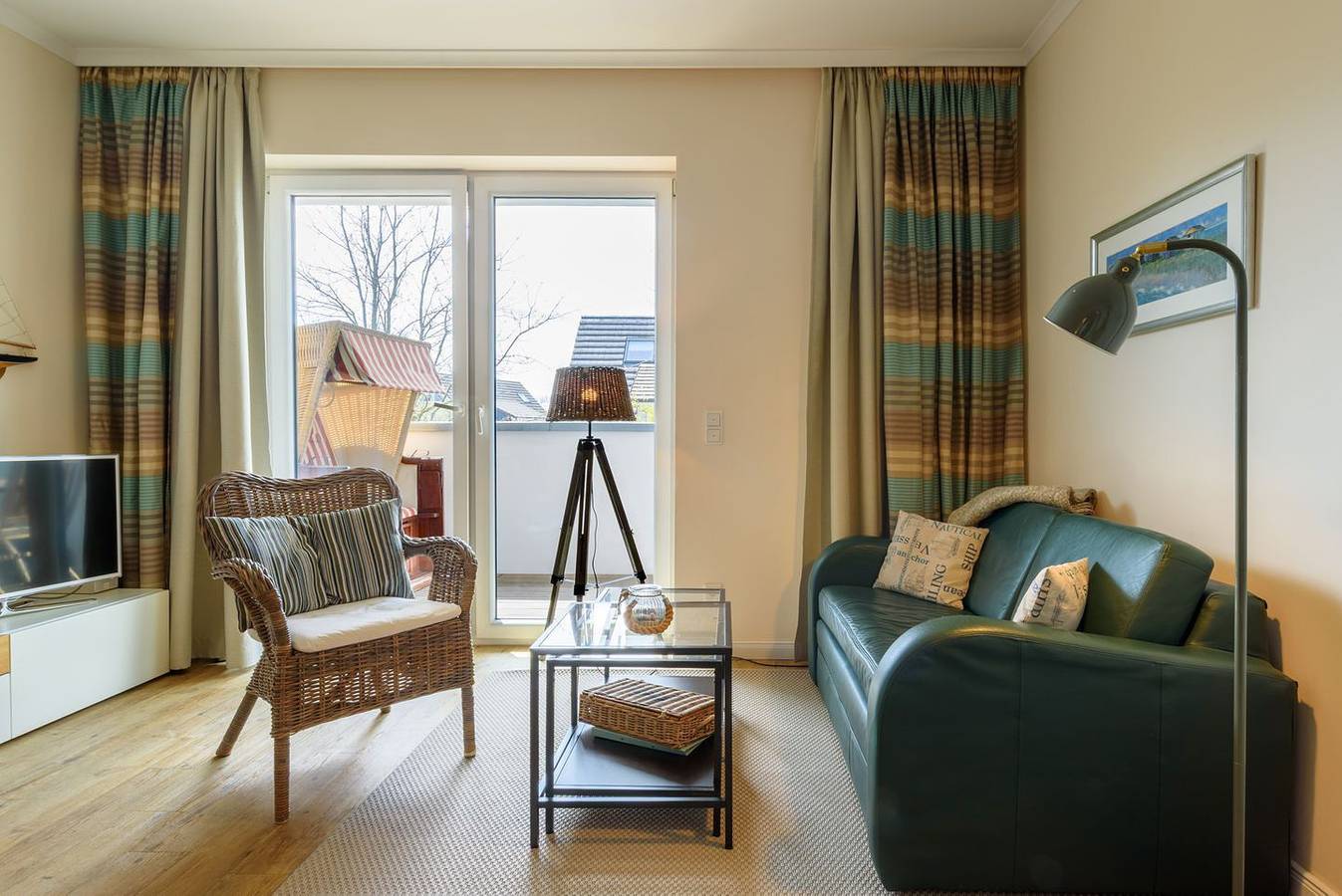 Ganze Wohnung, Residenz Seestern We 13 mit Balkon und seitlichem Meerblick Börgerende in Börgerende, Börgerende-Rethwisch