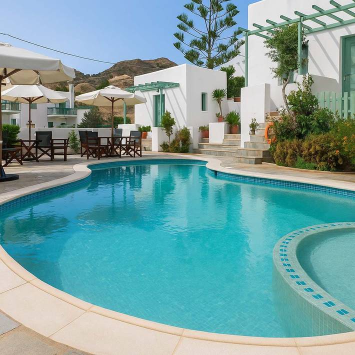 Ferienhaus für 5 Personen, mit Garten und Pool sowie Meerblick - 1