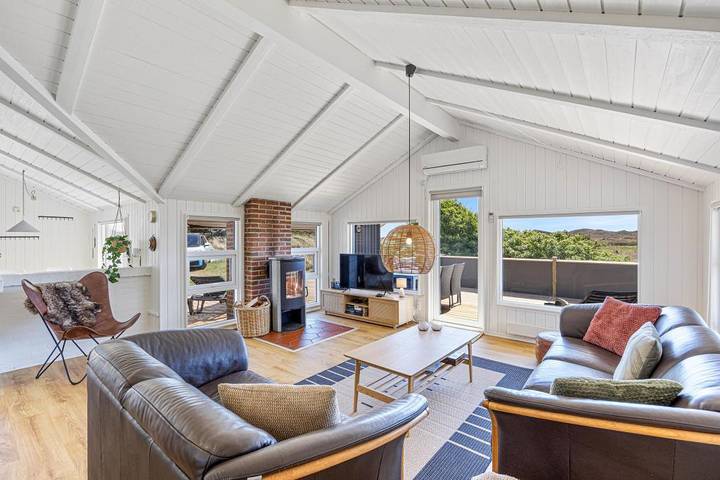 Schönes Ferienhaus zwischen Meer und Fjord in Skodbjerge, Haurvig