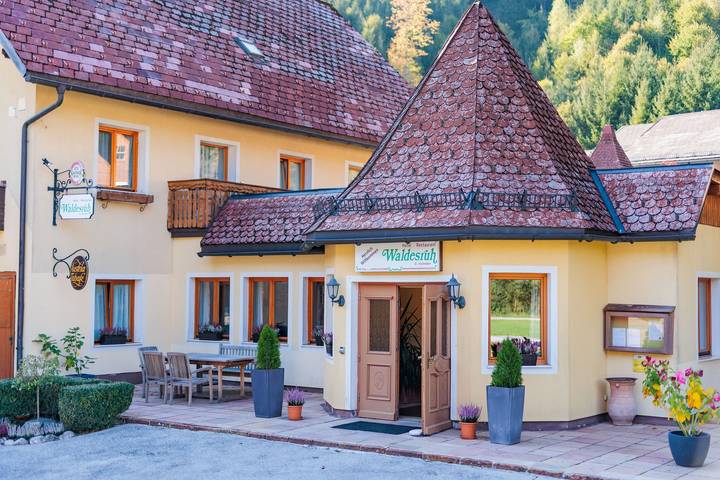 Hotel Waldesruh - Dürrensteinzimmer in Göstling an der Ybbs, Mostviertel
