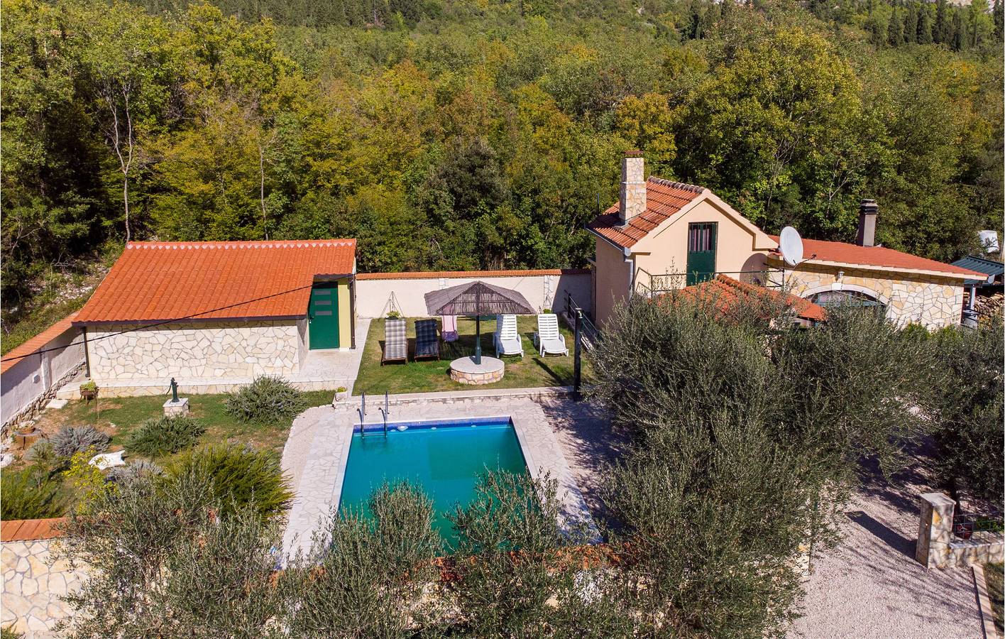 Ferienhaus für 4 Personen mit Terrasse in Dubrovnik-Neretva