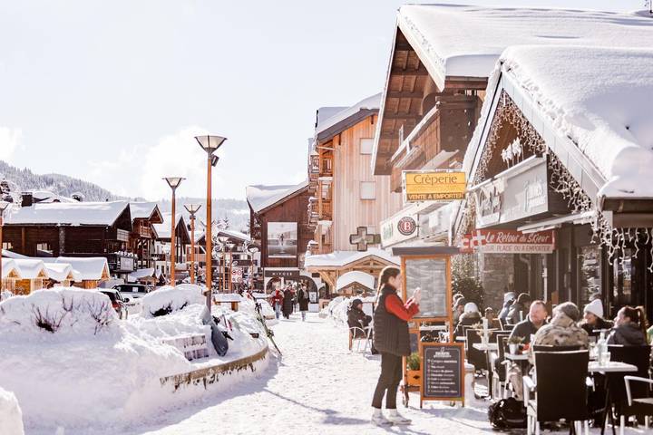 Chalet pour 7 personnes, avec balcon à Les Gets