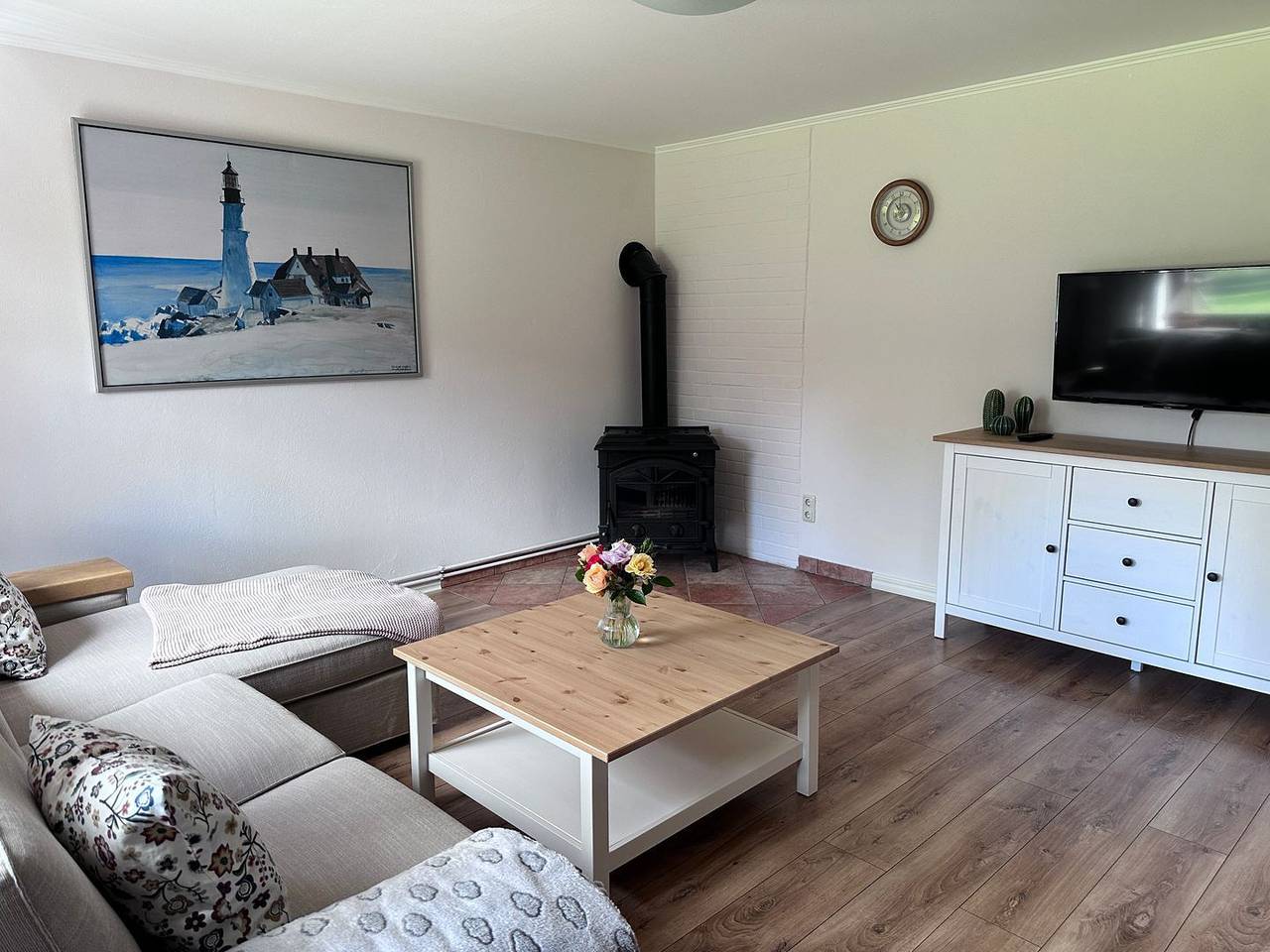 Ganze Wohnung, Landhäuschen Danneborth: Freistehendes Ferienhaus mit Garten und Terrasse in ländlicher Umgebung in Carinerland, Neubukow-Salzhaff