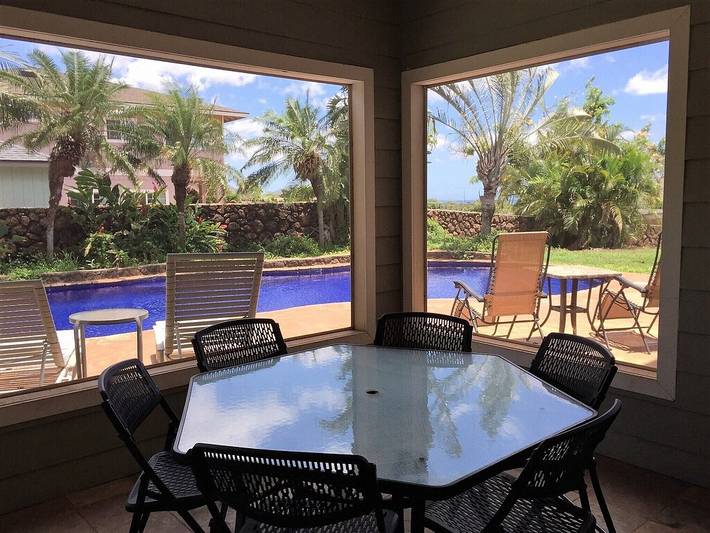 Holiday home for 10 people, with garden on Oahu