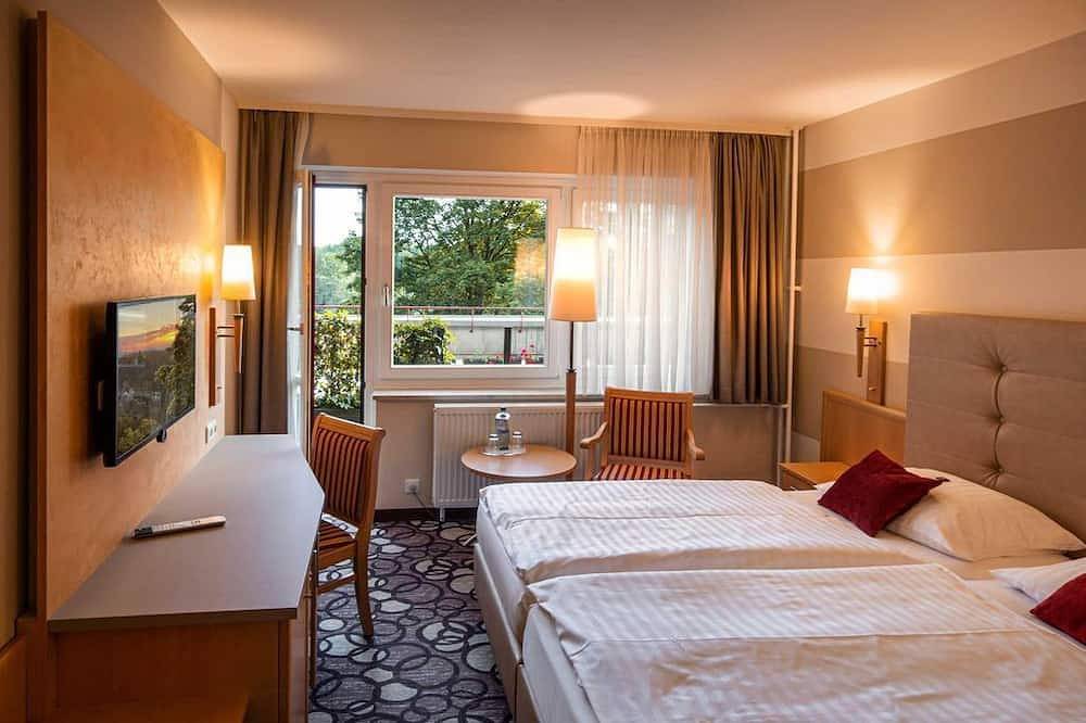 Doppelzimmer, Dusche, Wc, Standard - Berghotel Bastei in Lohmen (Sachsen), Elbsandsteingebirge