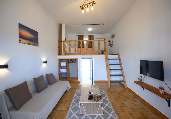 Appartement de vacances pour 2 personnes, avec vue et jardin