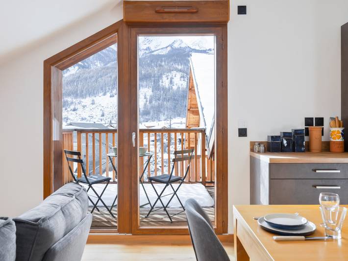 Gîte pour 2 personnes, avec terrasse à Le Monêtier-les-Bains - 3