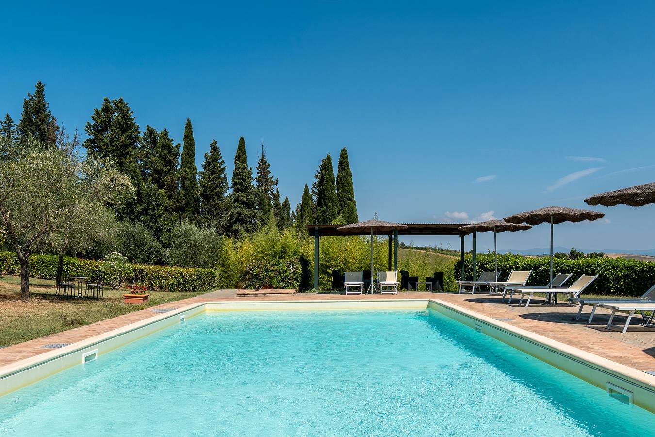 Appartamento intero, Appartamento 'Agriturismo Carpineto' con piscina condivisa, terrazza privata e Wi-Fi in Asciano, Siena e dintorni