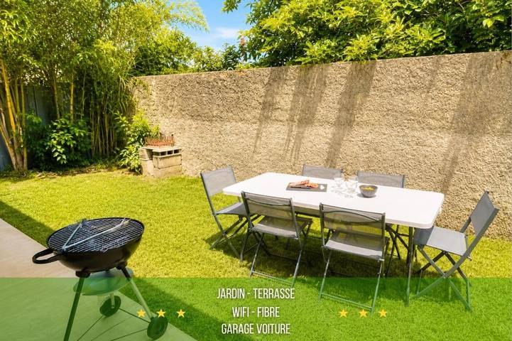 Location de vacances pour 8 personnes, avec jardin dans Roques Sur Garonne