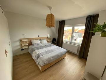 Gîte pour 4 personnes, avec terrasse à Furnes