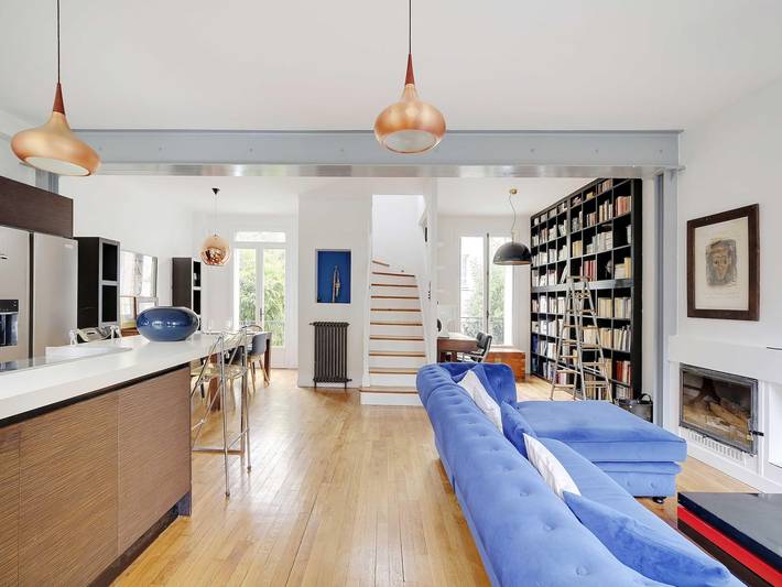 Appartement entier, House with garden - 4Br-7P- Asnières-sur-Seine in Asnières-sur-Seine, Hauts-de-Seine