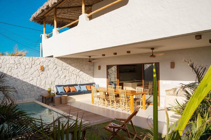 Villa para 8 pessoas, com vista e jardim e ainda piscina em Camocim