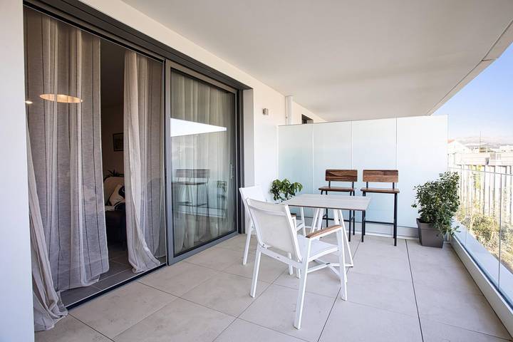 Ferienwohnung für 7 Personen, mit Garten und Meerblick sowie Ausblick und Balkon in Calanques - 2