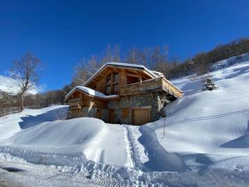 Chalet pour 3 personnes, avec balcon et vue à Saint-François-Longchamp