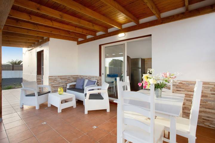 Ferienhaus 'Casa Daniela Lajares' mit privater Terrasse und Wlan in Lajares, La Oliva