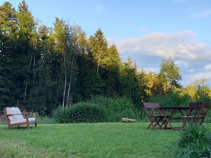 Tente pour 4 personnes, avec jacuzzi et jardin, animaux acceptés dans les Vosges - 3