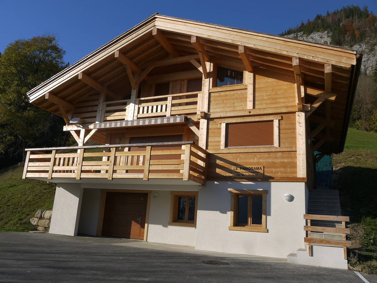Chalet für 10 Pers. mit Aravis-Blick, Haustiere erlaubt, Parkplatz in Le Grand-Bornand, Annecy und Umgebung