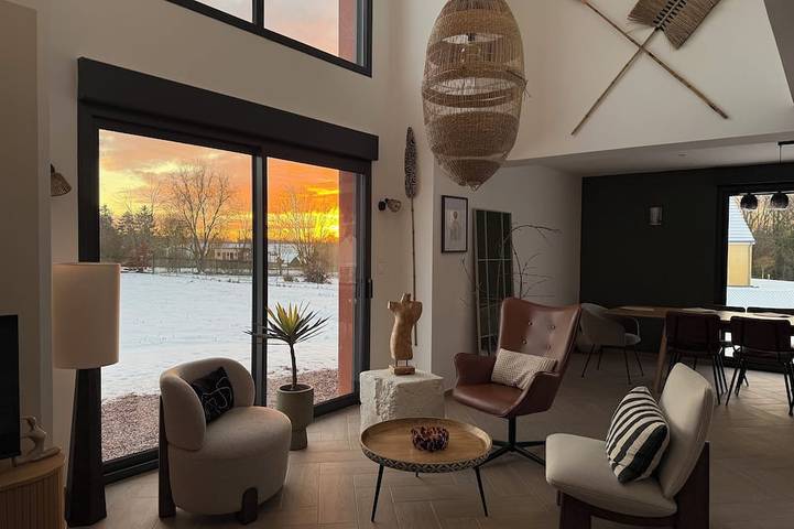 Maison de vacances pour 12 personnes, avec Jardin