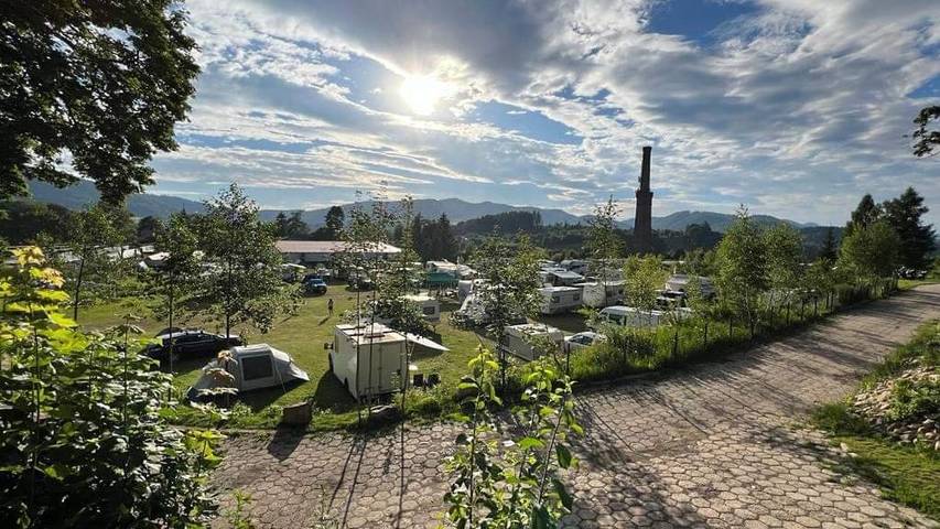 Kemping dla 8 osób, z ogród i widok, zwierzęta dozwolone na Dolny Śląsk