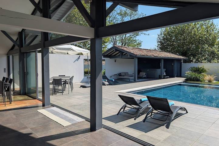 Maison de vacances pour 6 personnes, avec jacuzzi et jardin