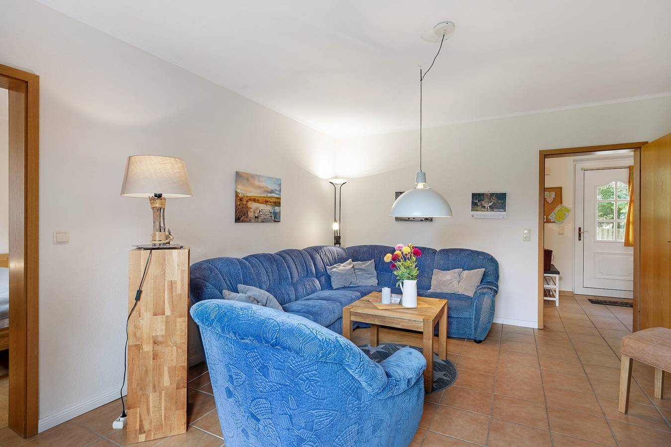 Ganze Wohnung, Ferienwohnung 'Tetsche Wind' mit privater Terrasse und Gemeinschaftsgarten in Nordstrand (Gemeinde), Nordstrand