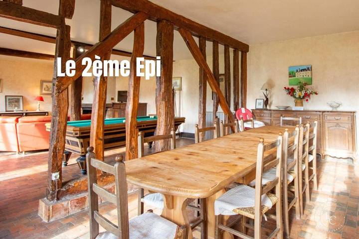 Location de vacances pour 7 personnes, avec jardin à Ligny-le-Ribault