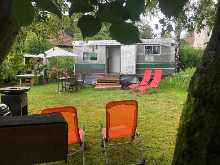Camping für 2 Personen, mit Terrasse und Garten sowie Sauna und Ausblick in Hessen