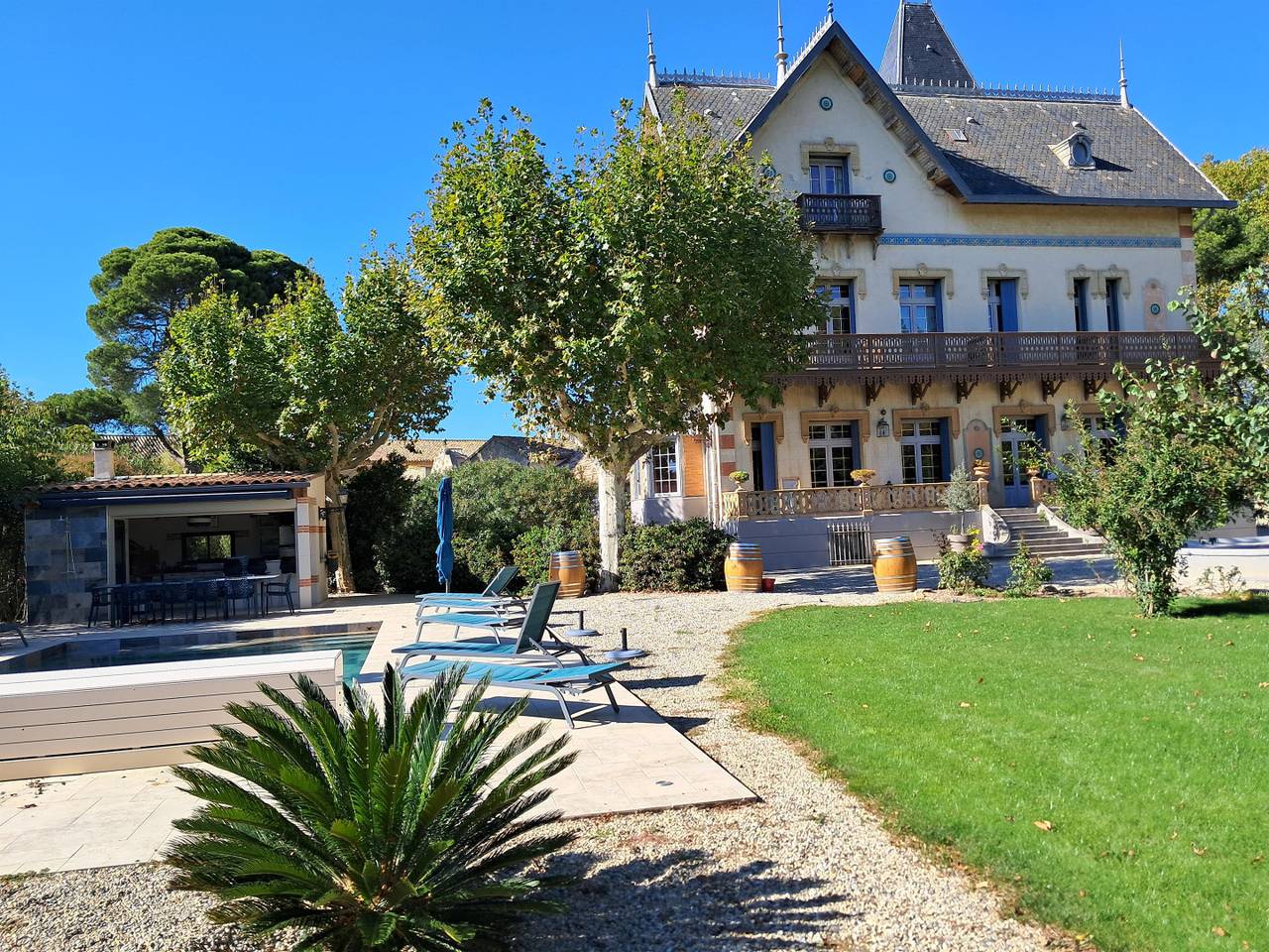 Chateau du Marquisat in Olonzac, Canal du Midi