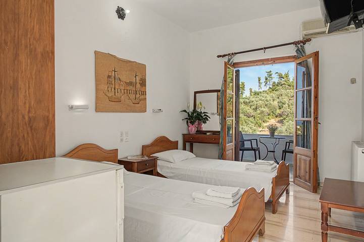 Zimmer „Orama 39“ mit Meerblick, Wlan und Klimaanlage in Euböa