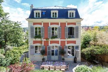 Gîte pour 10 personnes, avec jardin et terrasse dans Domaine national de Saint-Cloud