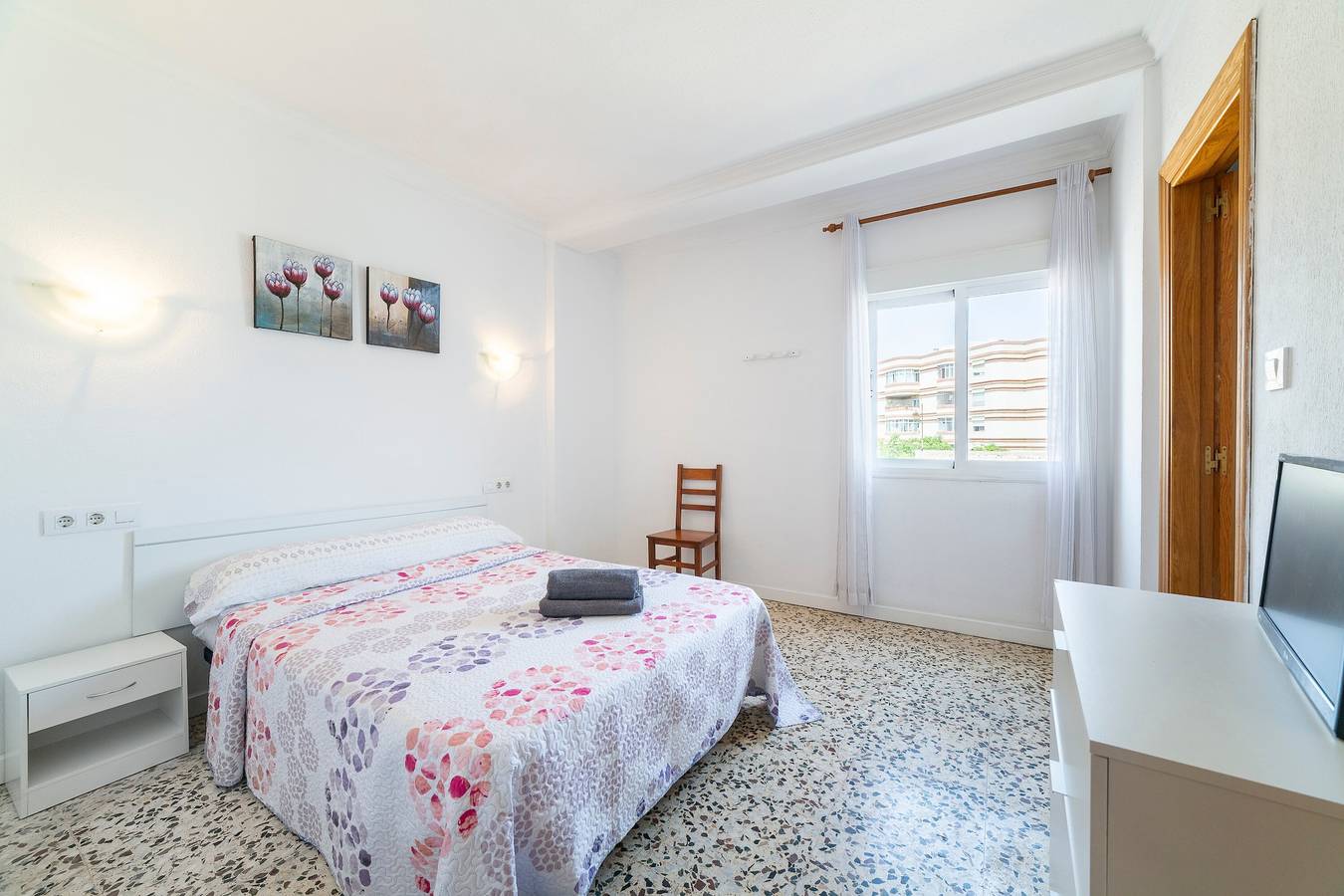 Room 'Doble 12' with Wi-Fi and Air Conditioning in Roquetas de Mar, Costa de Almería