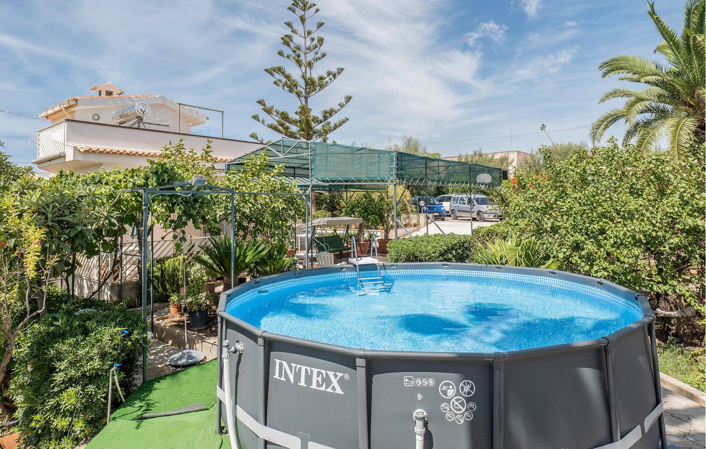 Apartment mit Meerblick, Pool und Klimaanlage, 1000m zum Strand in Scicli, Ragusa Provinz