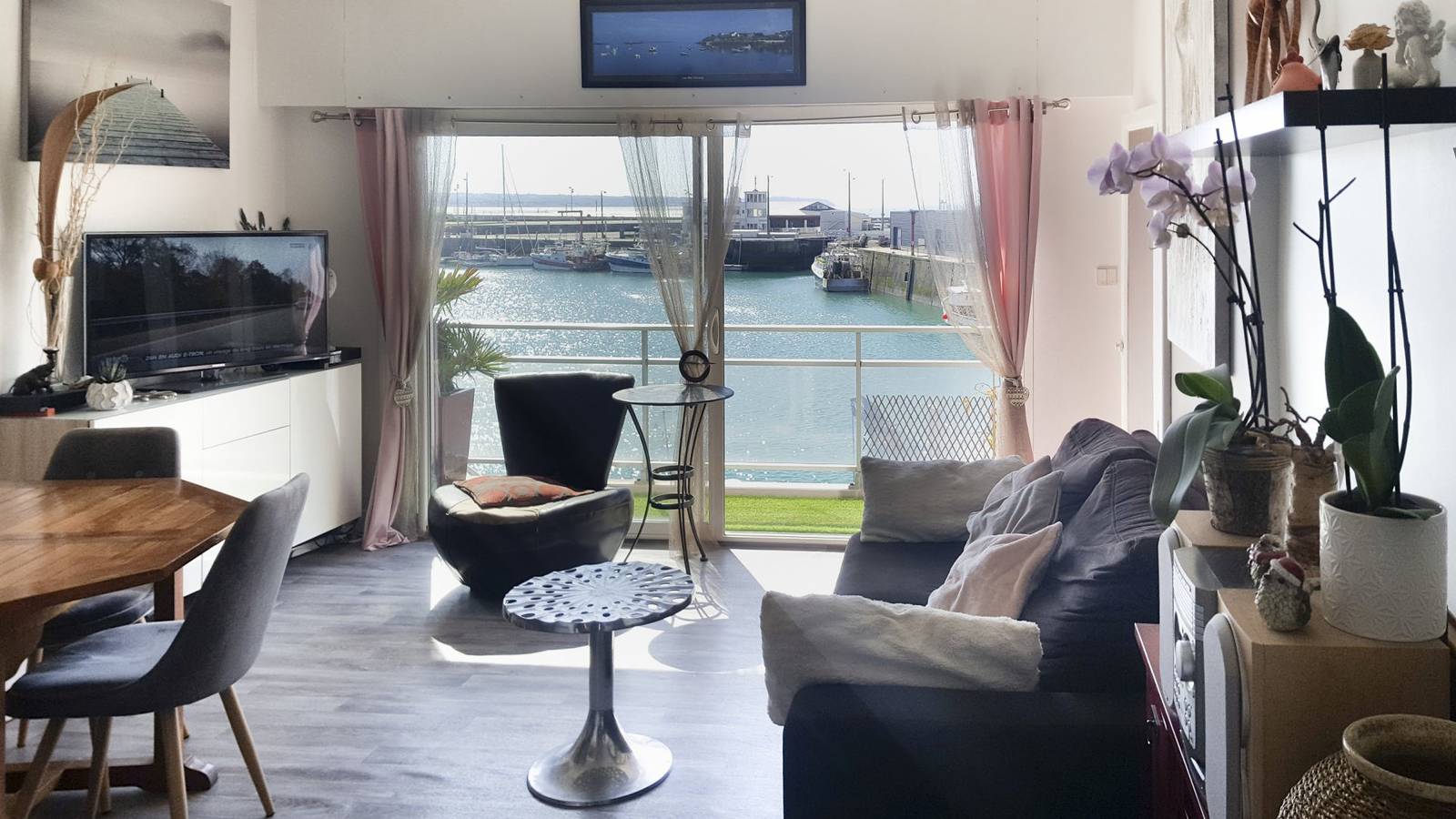Appartement entier, Appartement sur le port de pêche, belle vue mer in Granville, Côte de la Déroute