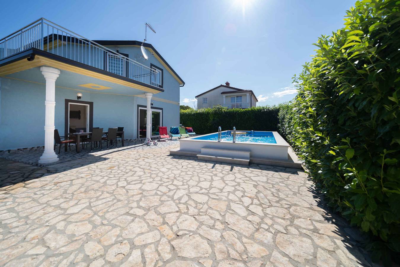 Ferienhaus mit Pool und Grill  in Juricani, Umag und Umgebung