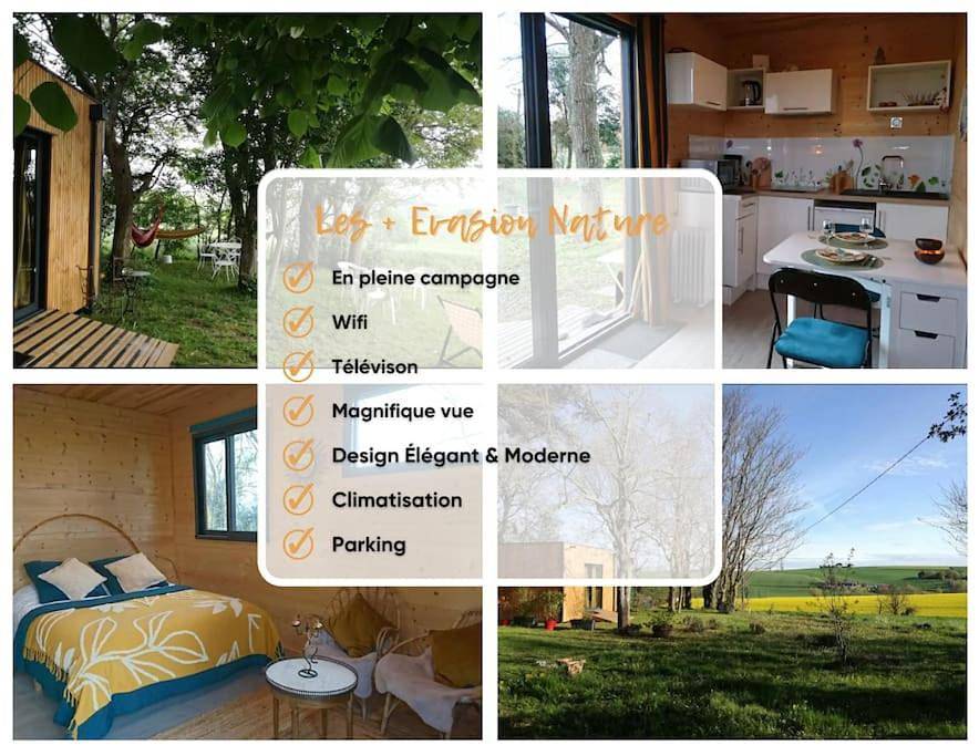Appartement entier, Évasion nature - Tiny house in Baziège, Canal du Midi