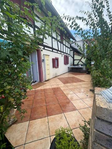 Gîte pour 4 personnes, avec terrasse à Blaesheim